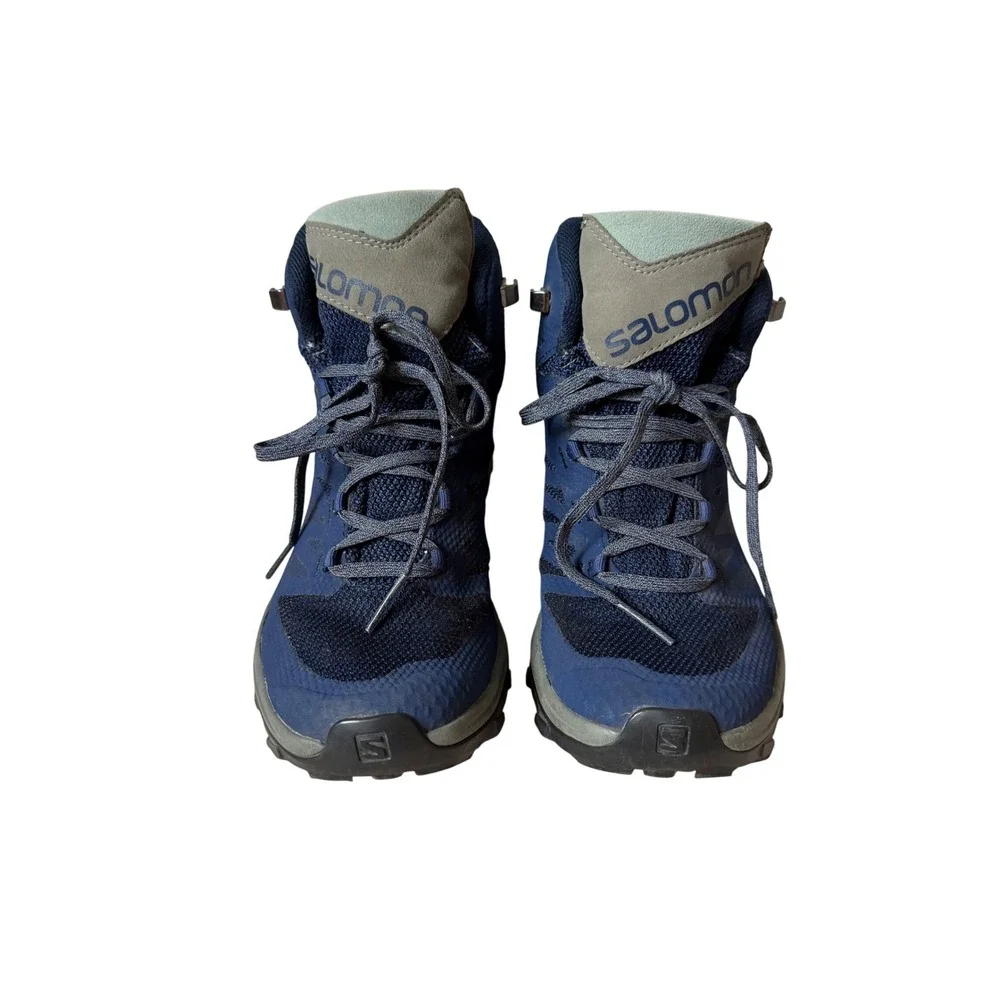 Salomon Men's Hiking Boots Outline Mid GTX Medieval Blue size 8